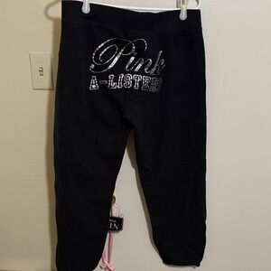 PINK Victoria's Secret Black A-Lister Kids Joggers